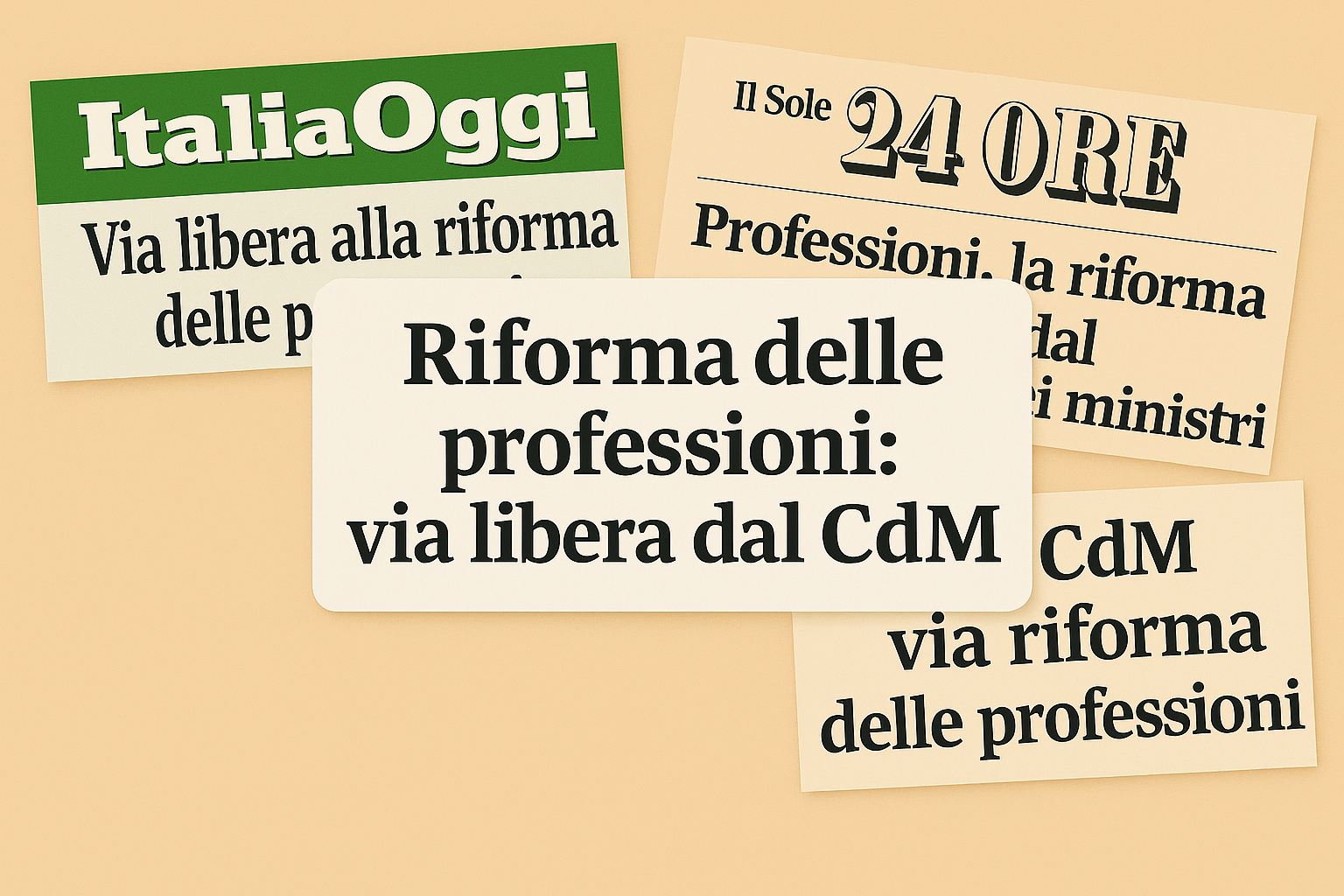 Riforma delle professioni: via libera dal Consiglio dei Ministri